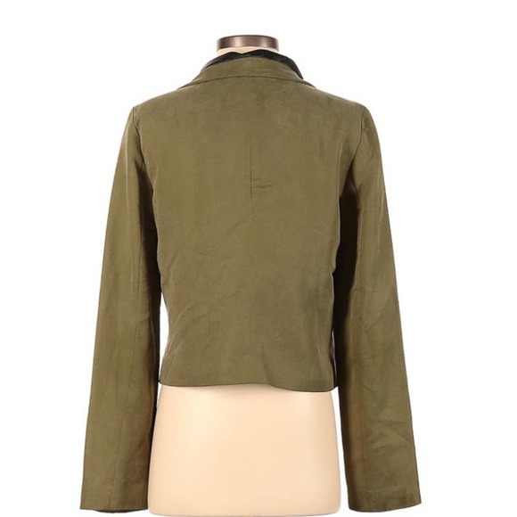 Rachel by Rachel Roy Women Green Moto style Jacket - Picture 2 of 2